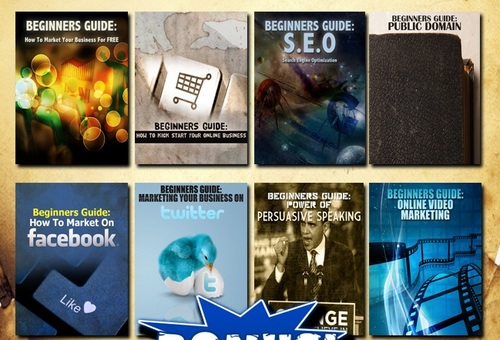 Product picture Package of Internet Marketing For Beginners Guides