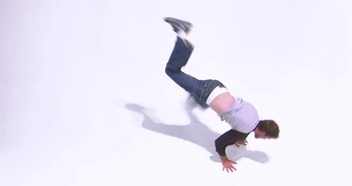 Product picture Motion Video Background PLR - Breakdancer Ground Spinning